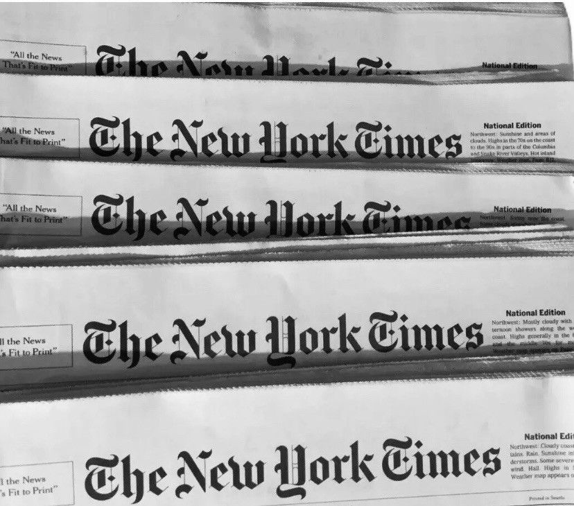 The New York Times News Paper LOT/13 January 27-31 February 1 2 3 4 5 6 7 8 2026