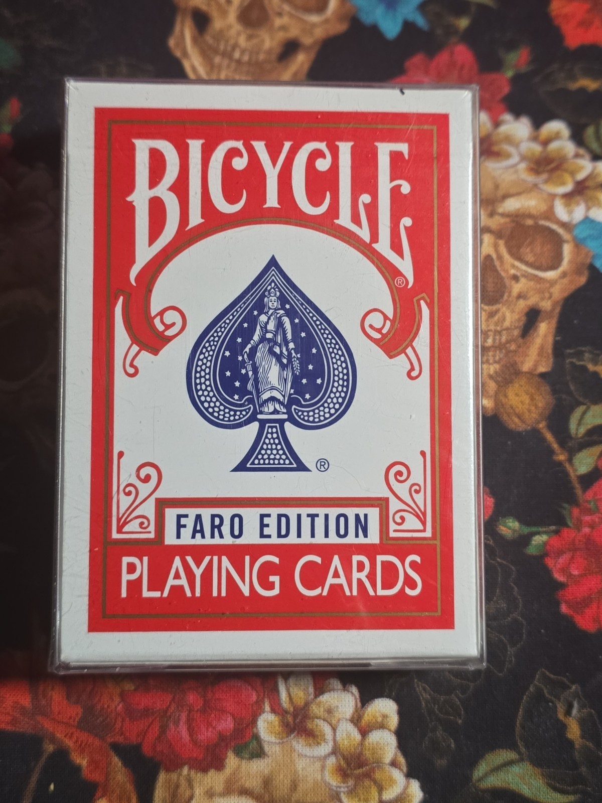 Limited Edition Gilded Bicycle Faro (Red) Playing Cards USPCC 2018