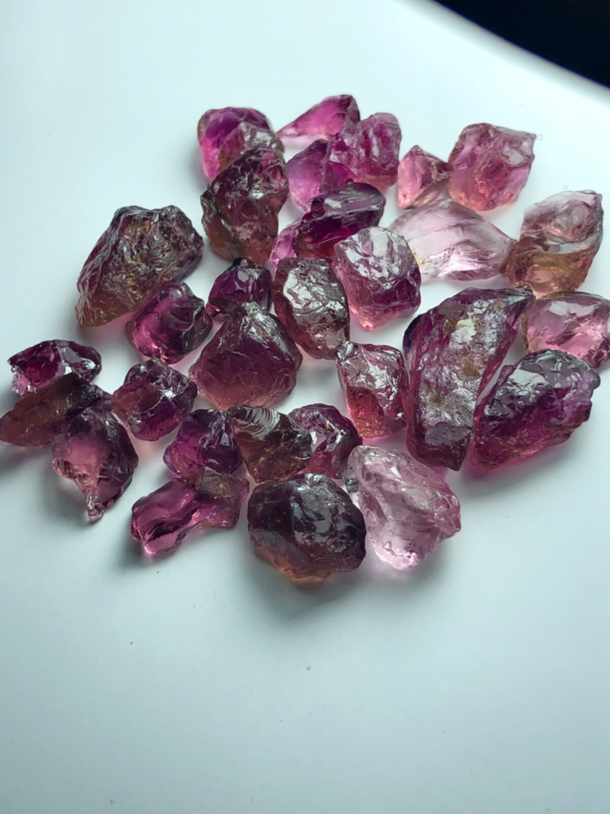 100Carat Mindblowing Rough Tourmaline Natural Baby Pink Color Facet Grade @Cango