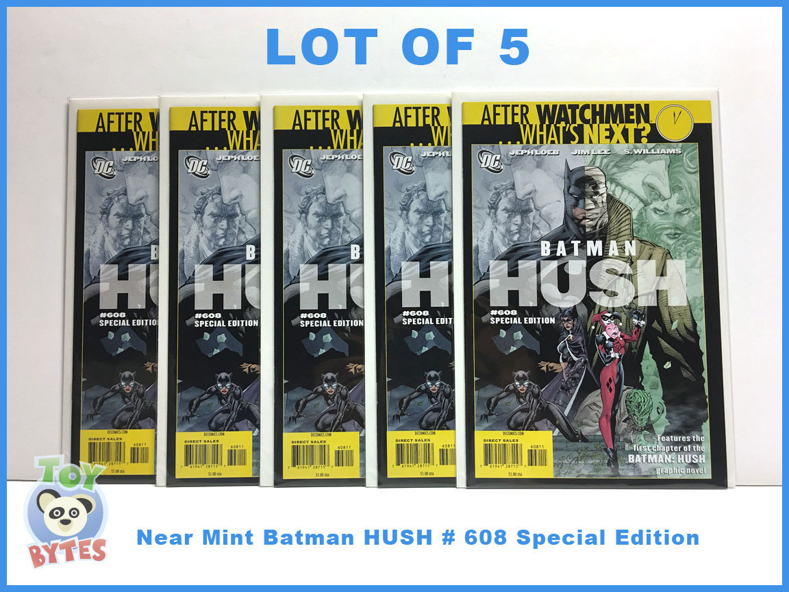 5 BATMAN Hush 608 Special Edition RRP Reprint Variant NM Comic Book Jim Lee sdcc
