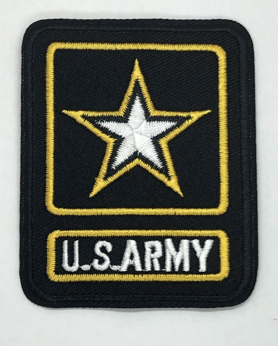 US ARMY STAR PATCH - iron on/ sew on 2.5X3 inches p10-3