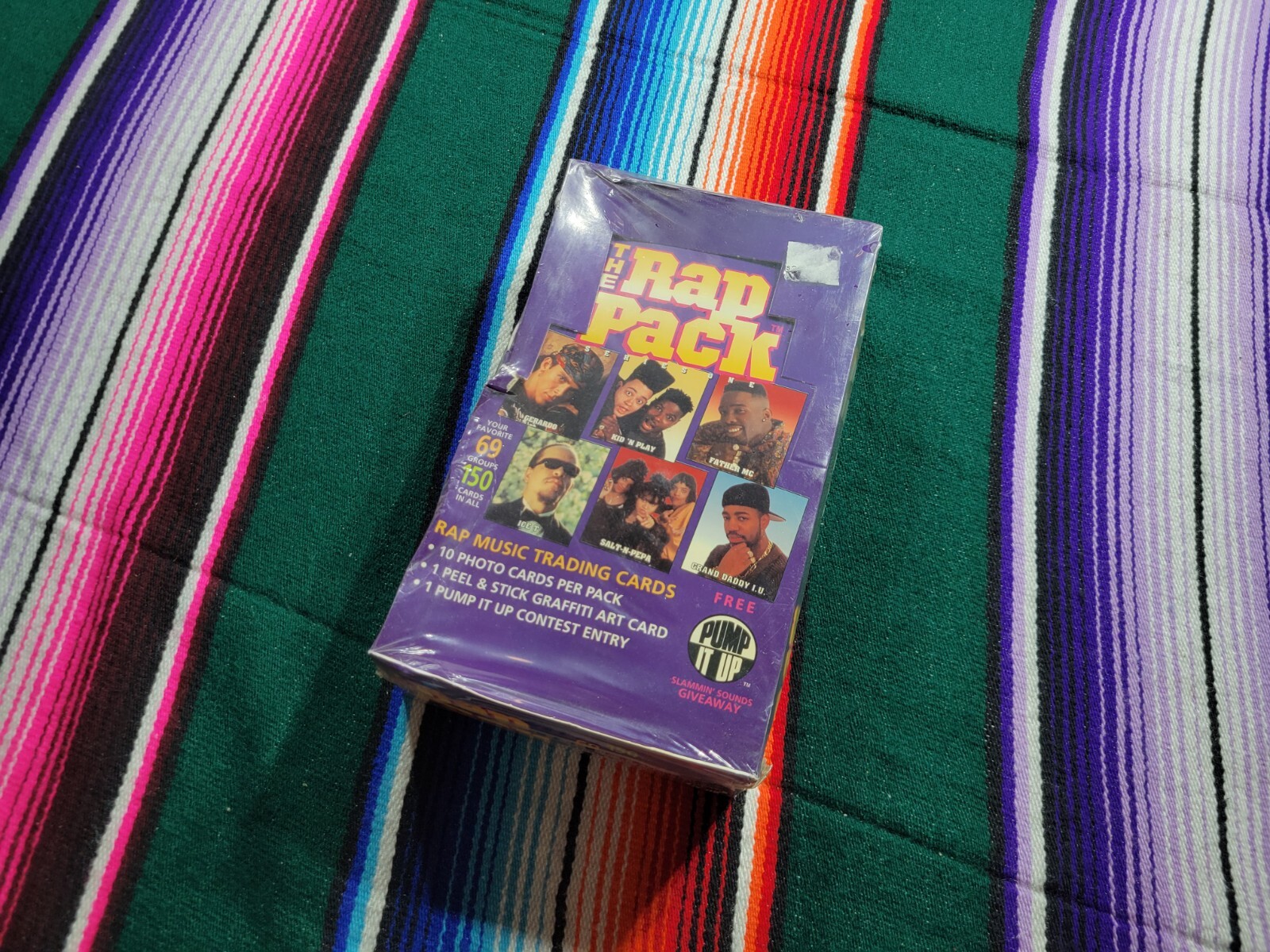 Vintage 1991 The Rap Pack Series 1 Factory Sealed Box Trading Cards Hip Hop