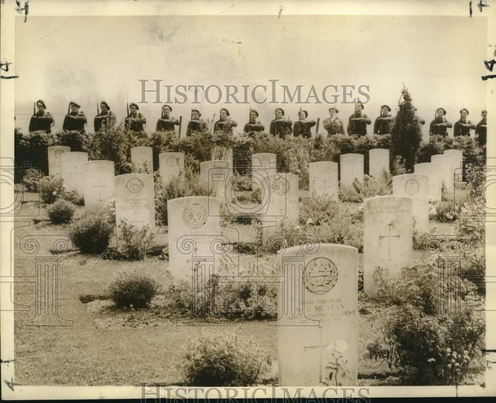 1938 Press Photo Memorial for Australian Soldiers Killed in War, France