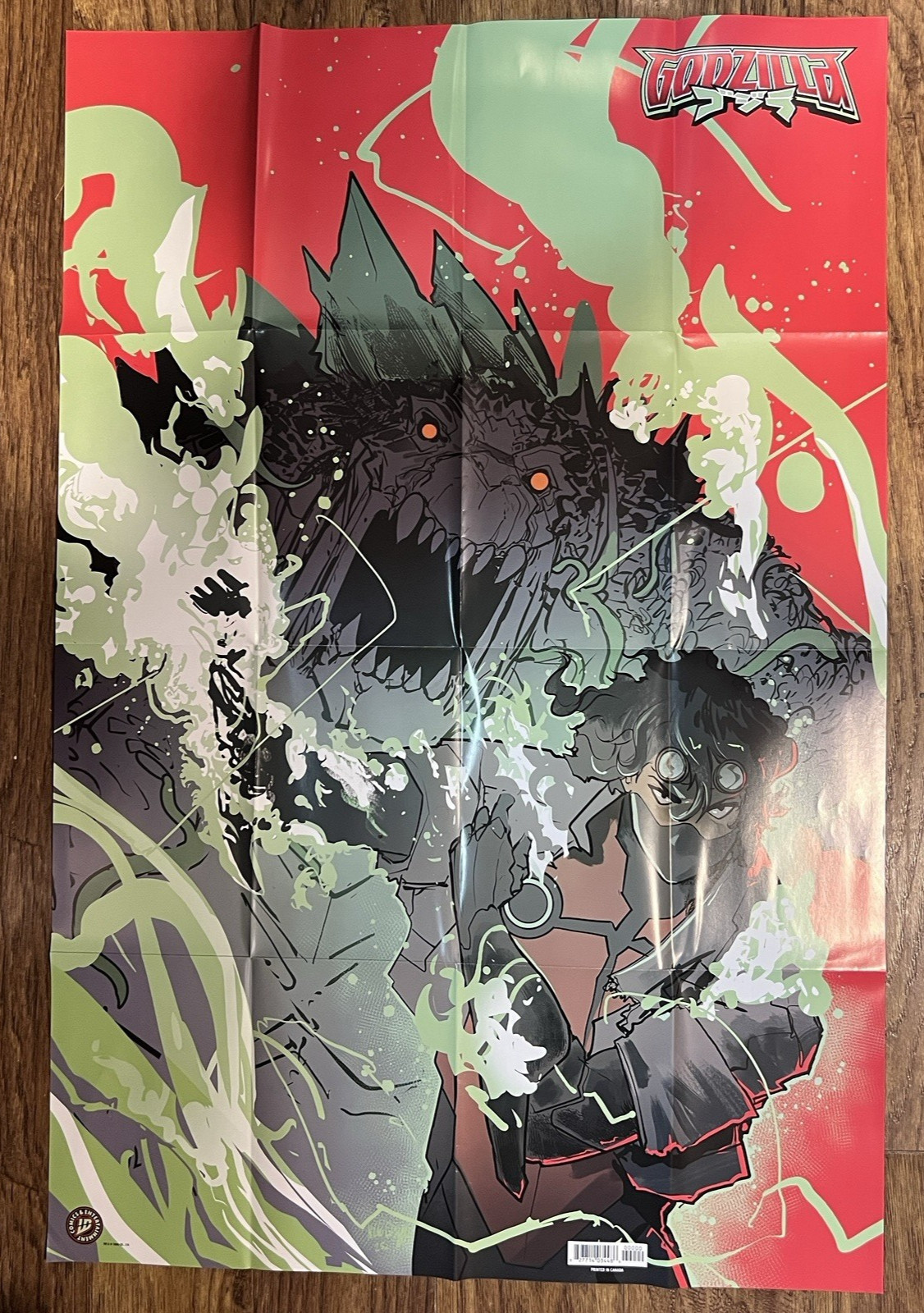 IDW Comics Godzilla 2025 24x36 Folded Promo Poster - New/Unused