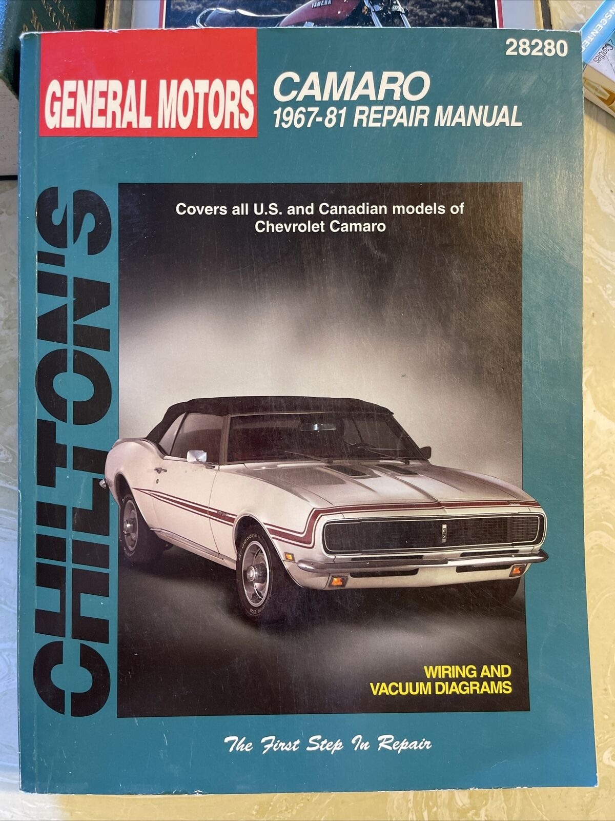 Chilton Chevrolet Camaro 1967-1981 Repair Manual US & Canadian Models 28280