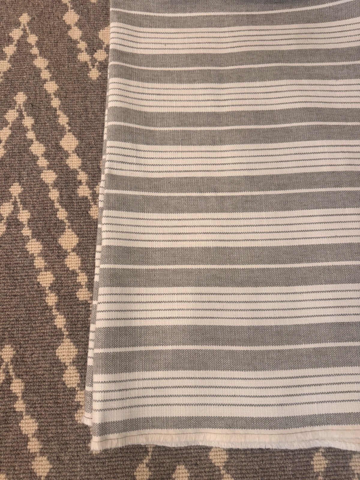 F Schumacher Horst Stripe Grisalle 2 yards