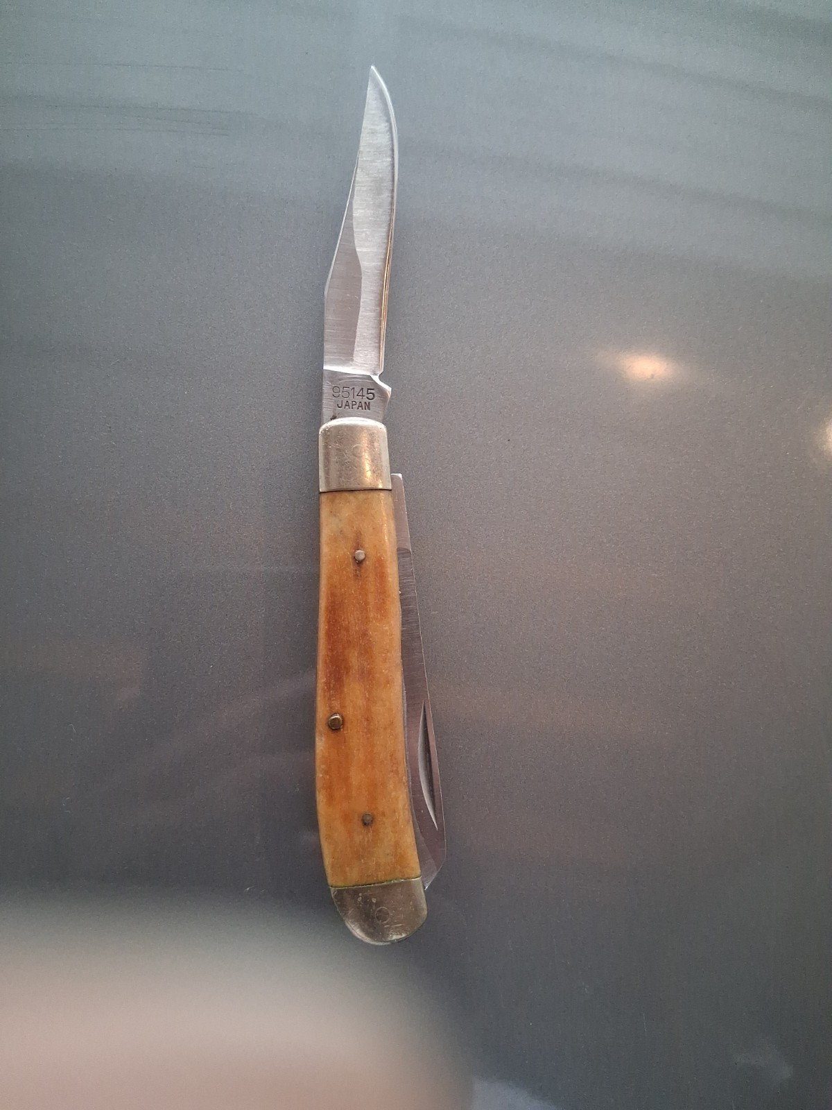 Vintage Parker Cutlery Company 95145 Two Blade Trapper Knife Made In Japan,Nice