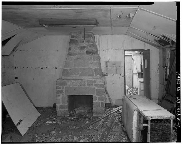 Morristown New Jersey Brookrace Estate Dan Beard Storage Cabin 1900s Fireplace