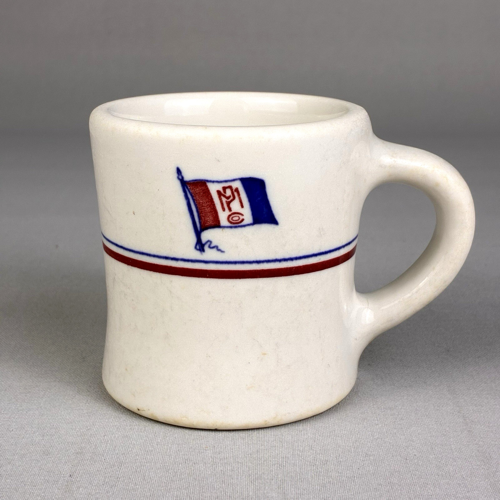 1953 Pickands Mather Great Lakes Iron Ore Ship  Heavy Mess Hall Mug Walker China
