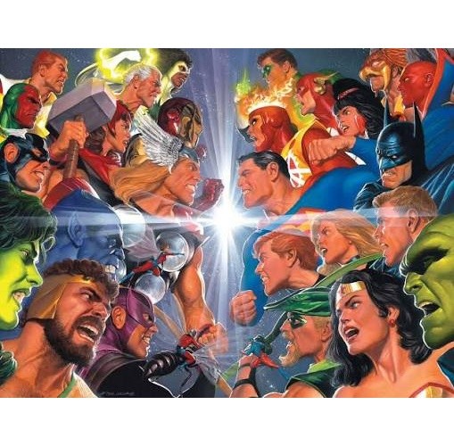 JLA/Avengers #3 & #4 Alex Ross Connecting Variant Set Comic Book
