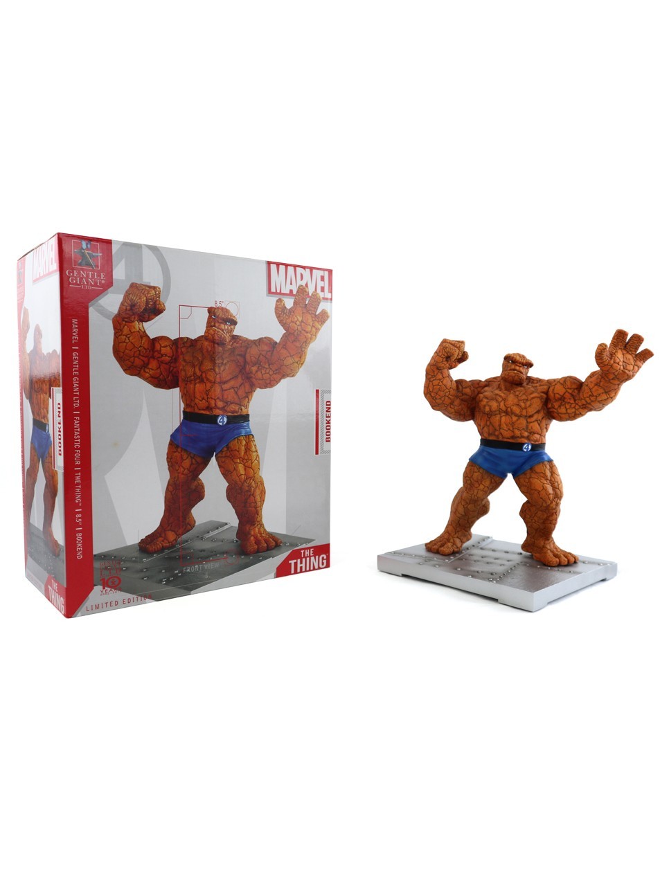 Gentle Giant Studios Thing Bookend Statue Fantastic Four Limited Marvel 42/250