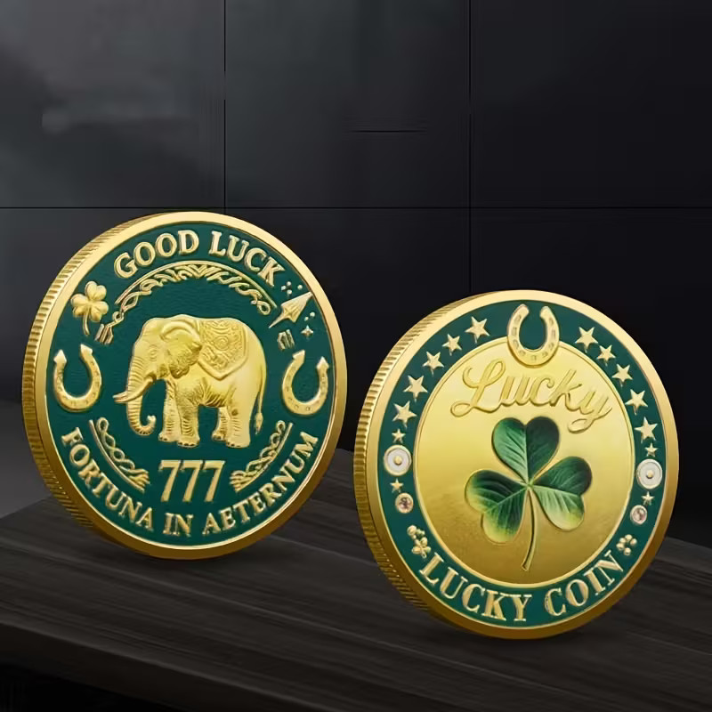 Lucky Holiday Coin Collectable Commemorative St. Patrick\'s Day Good Luck 1-pc