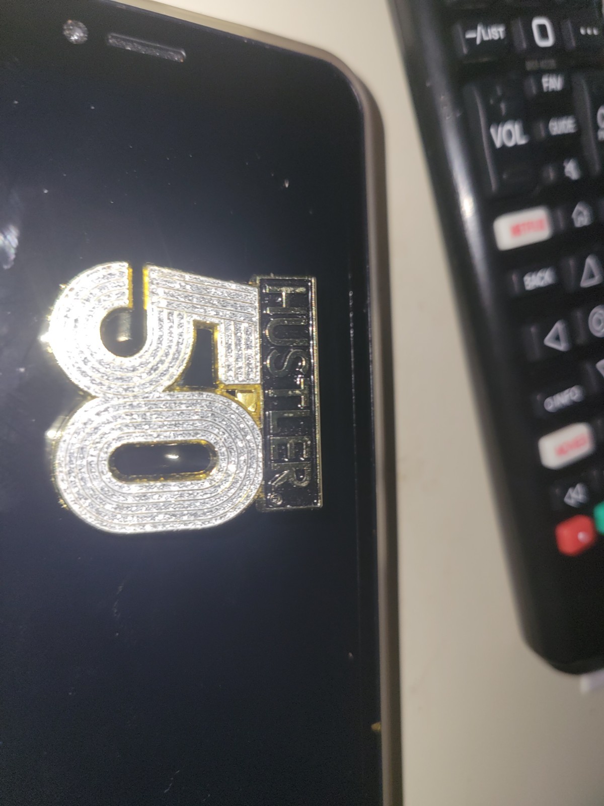 Hustler 50th Anniversary Lipel Pin