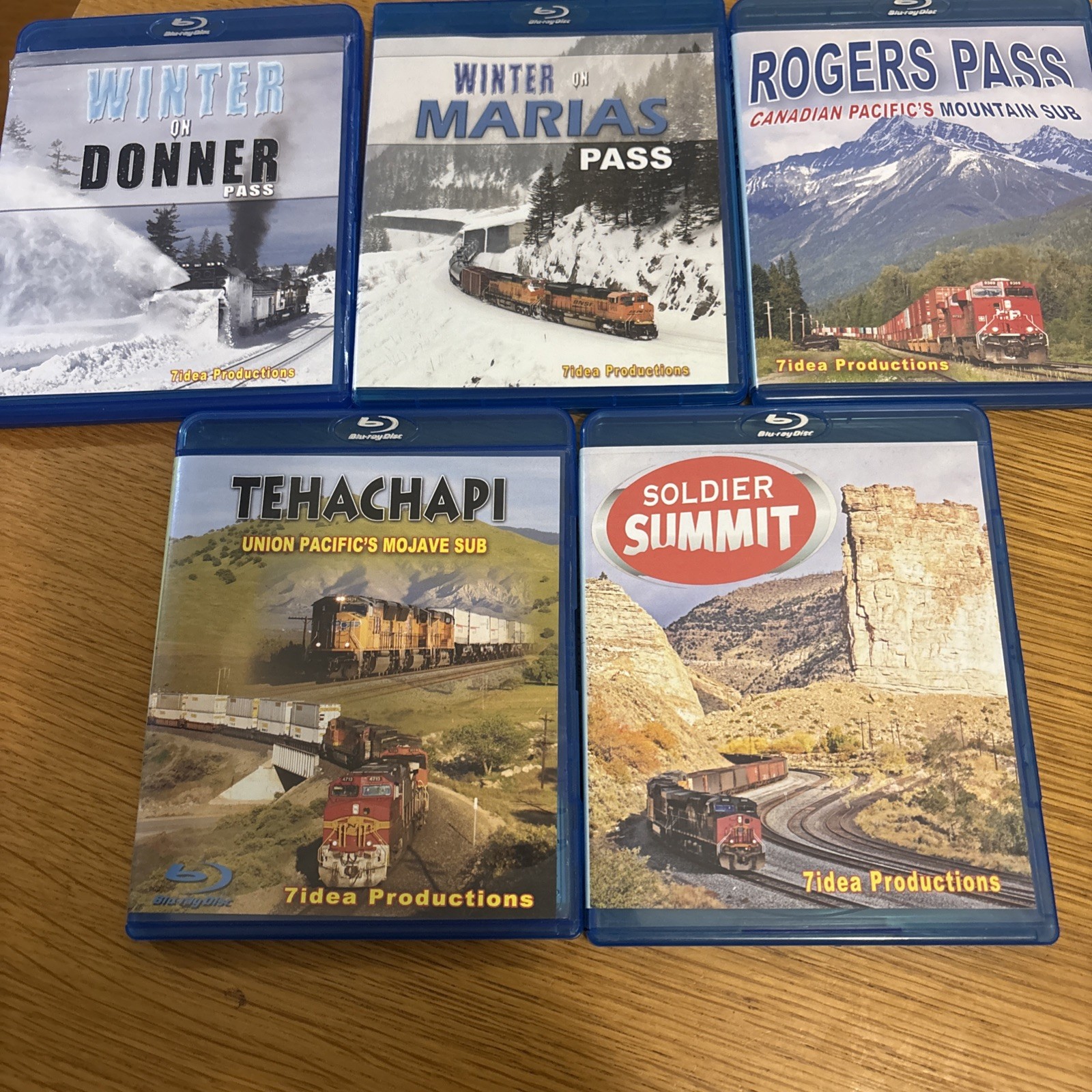 7idea Rail Blu-ray Bundle – Mountain Pass Collect Donner Marias Rogers Tehachapi