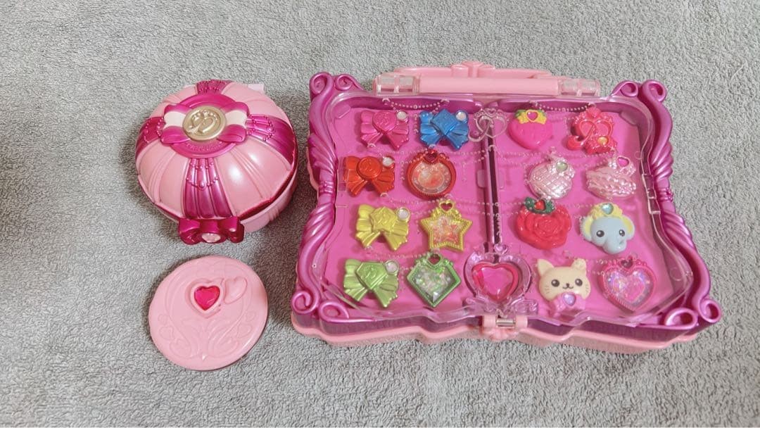 Glitter Force Smile Precure Pact Compact Charm Decor Girls Toy Set Pretty Cure
