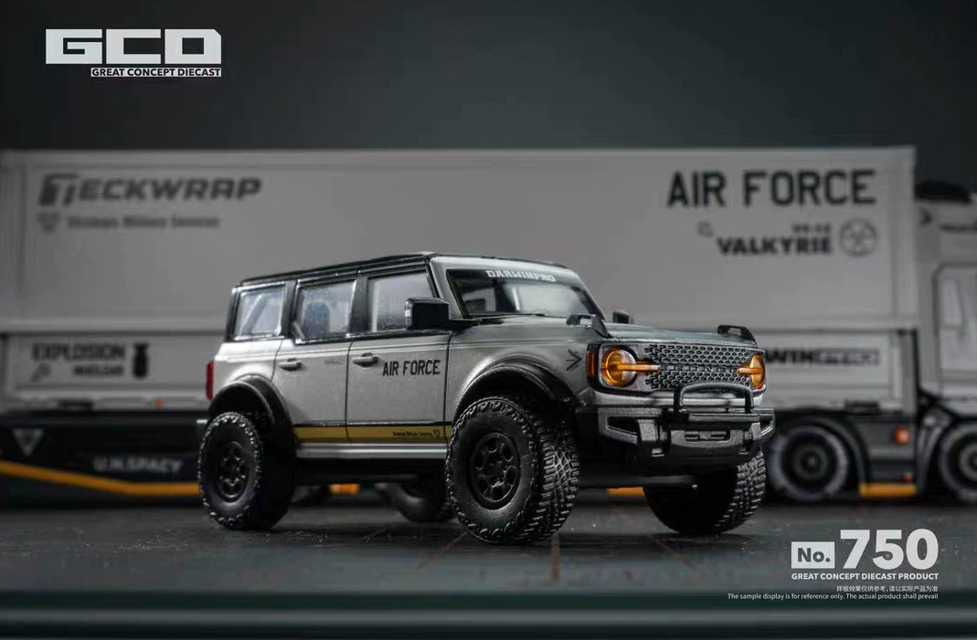 GCD 1/64 Ford Bronco DarwinPRO Air Force Gray Preorder
