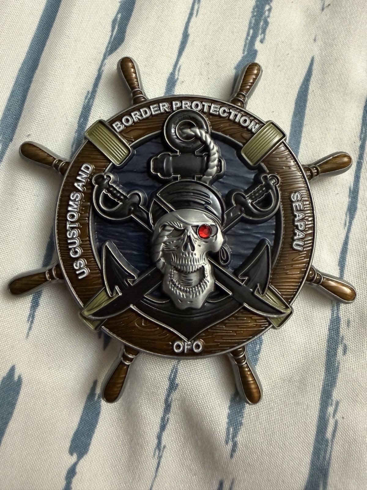 CBP Port Everglades FL OFO Seaport Pirate Challenge Coin 5203