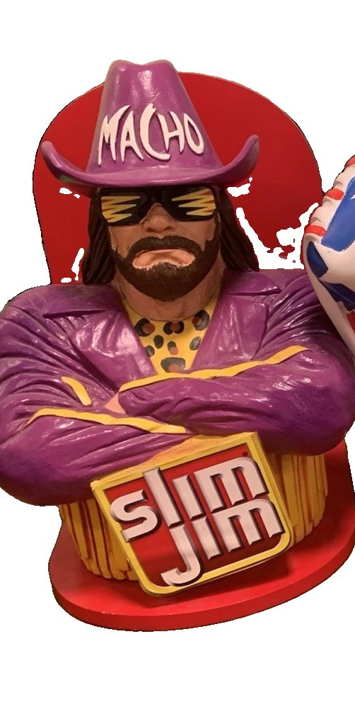 1 Slim Jim Collector SeriesMacho Man Coin/Piggy Bank 2020