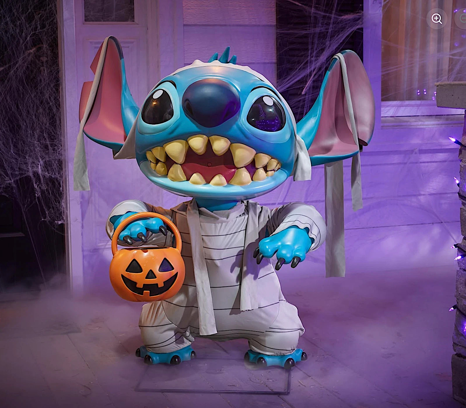 DISNEY 3FT ANIMATED LED STITCH SERVO HALLOWEEN ANIMATRONIC Home Depot 2026