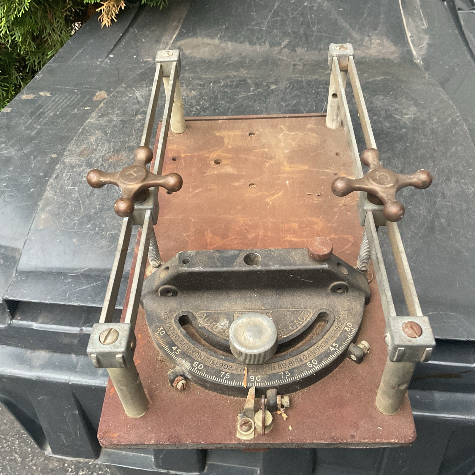 1950s Delta Milwaukee Auto-Set  Tablesaw and Shaper Jig