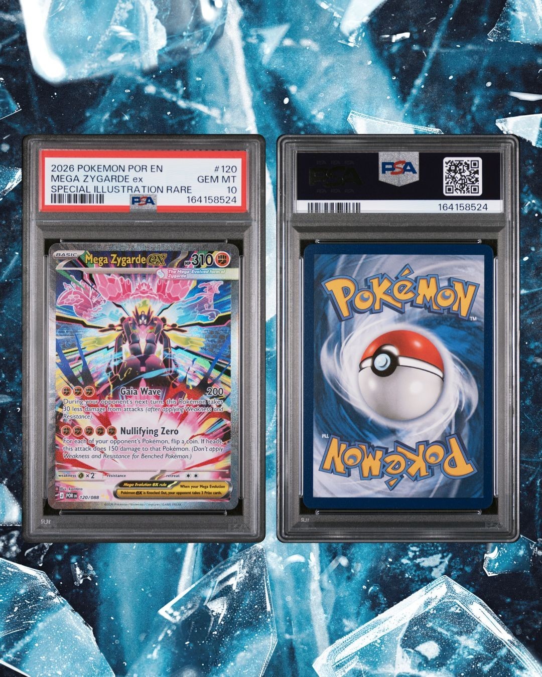 Pokemon Card - PSA 10 Mega Zygarde ex 120/088 SIR - Perfect Order {796}