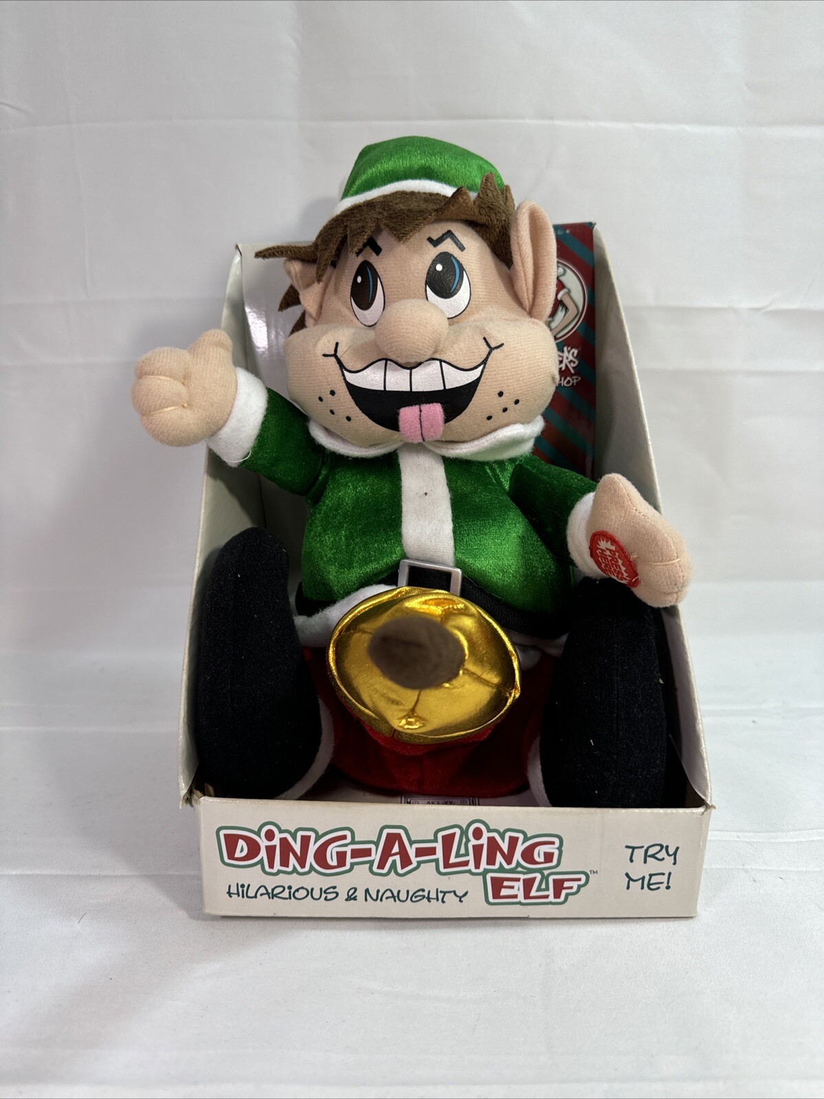 Rare VTG 2011 Tekky Toys “My Ding-a-ling” Animated Elf New