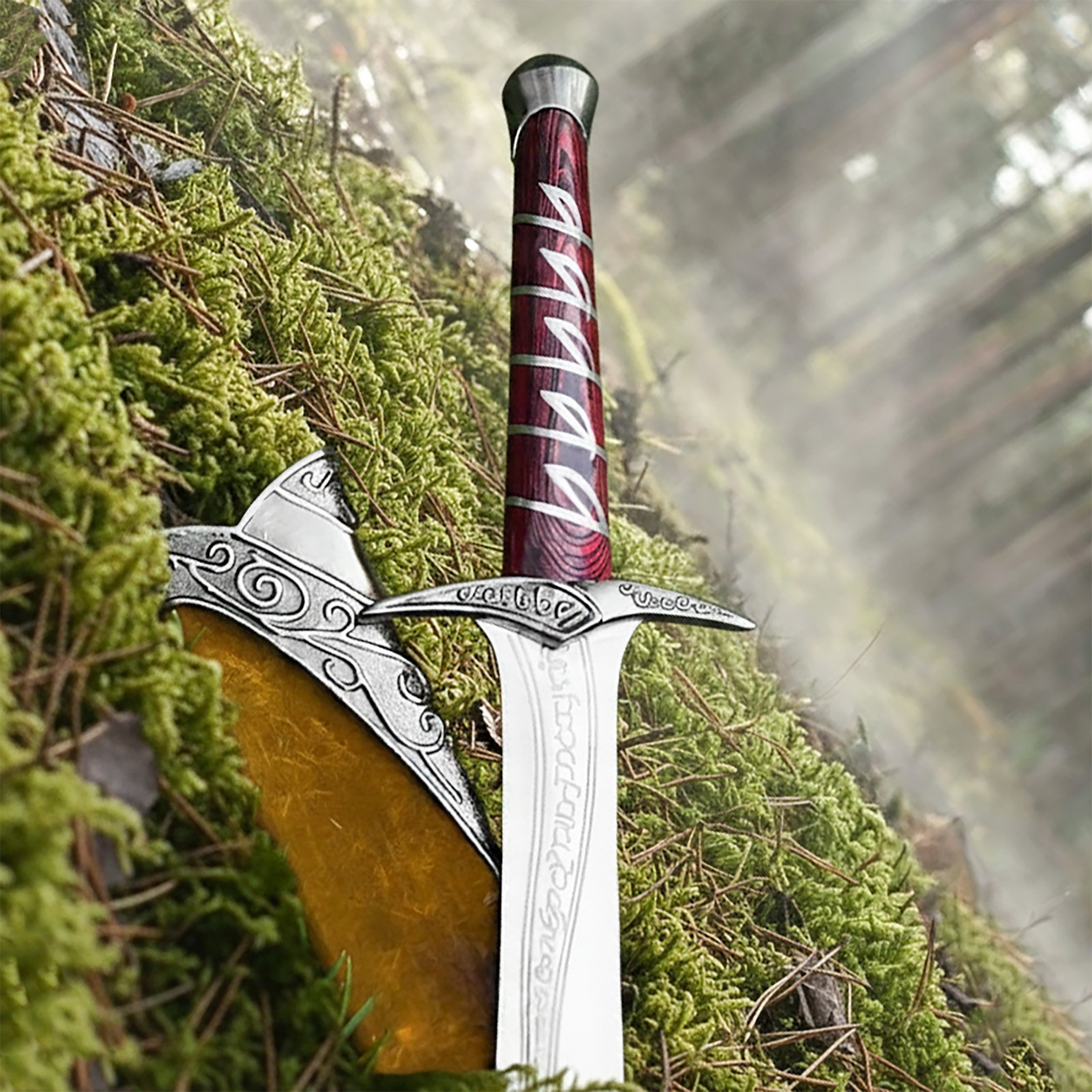 Hand forged Crusader Medieval Knight Arming Sword with Scabbard Monogram Sword