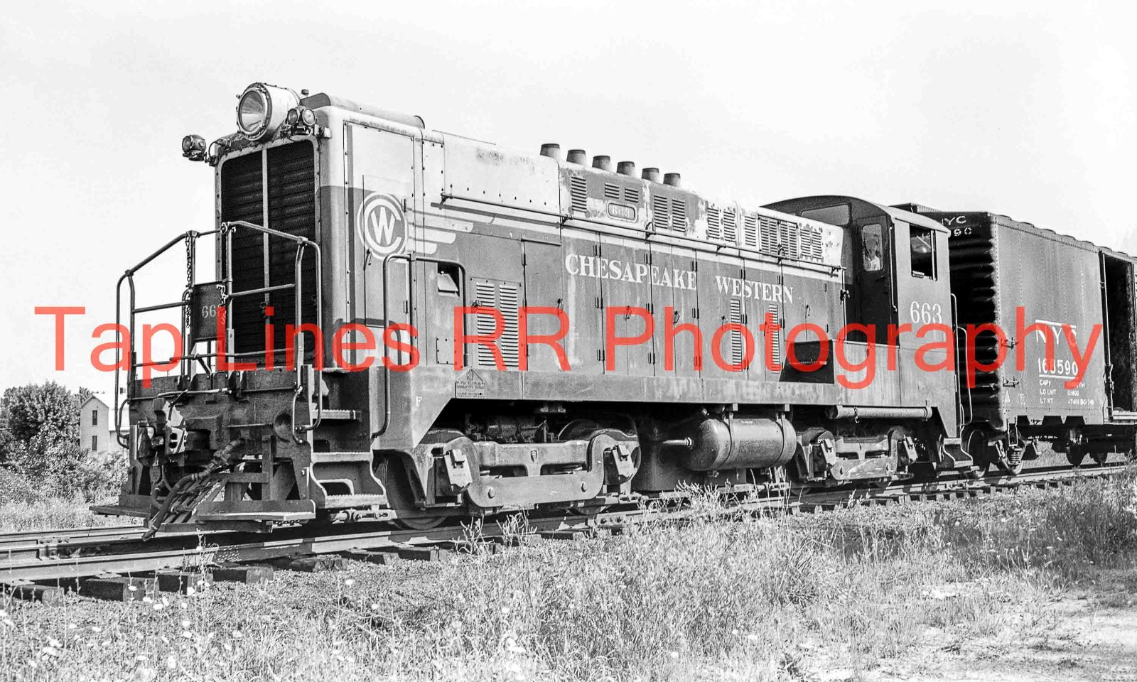 Chesapeake Western #663 Harrisonburg VA 8-14-1961 DS-4-4-600 NEW 5X8 PHOTO