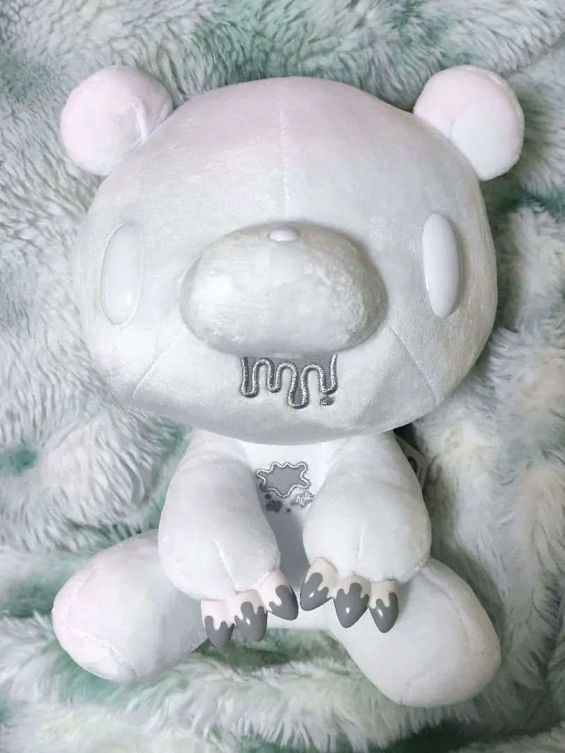 Gloomy Bear Plush Doll Monotone Mono White Taito Rare CGP-587 30cm Chax GP w/tag