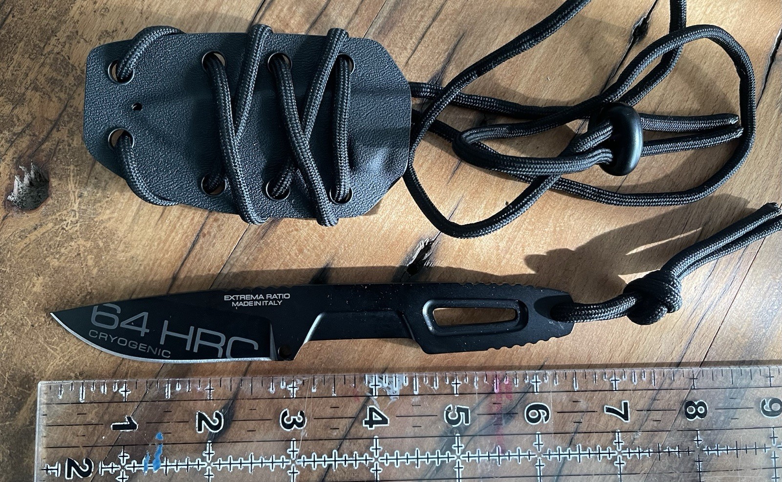Extrema Ratio Fixed Blade Knife SATRE 64 HRC CRYOGENIC S600