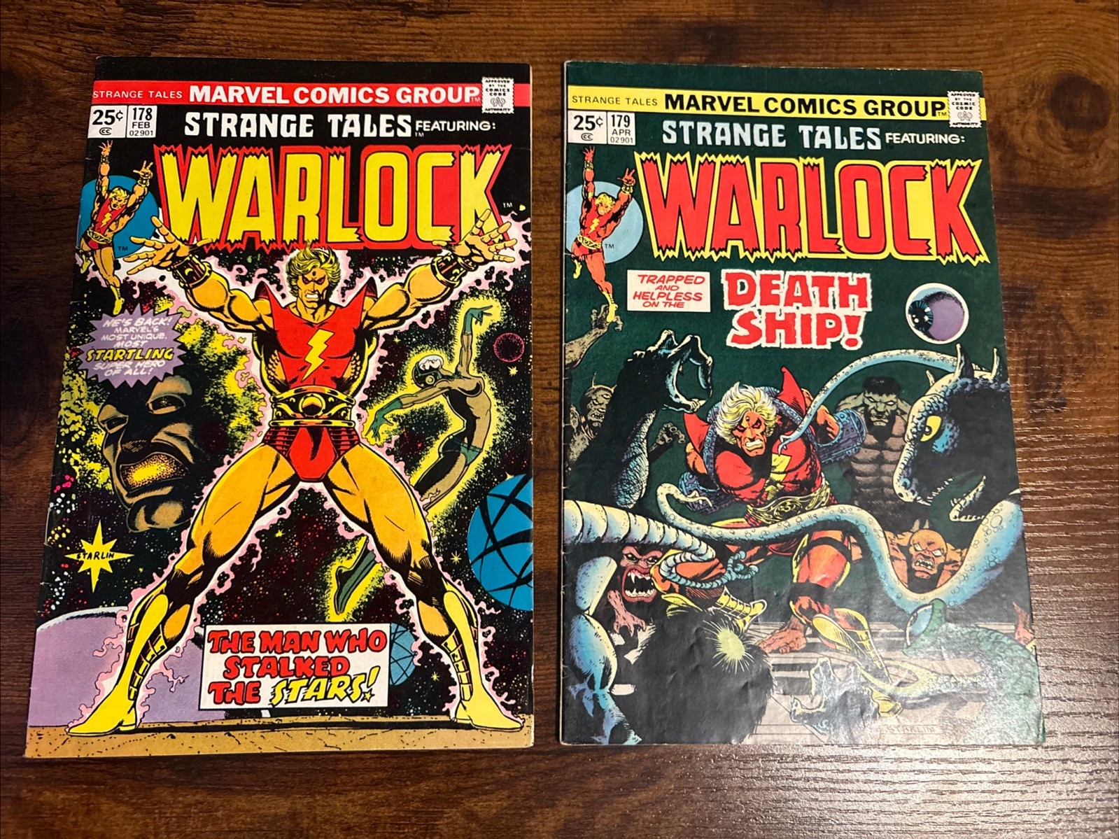 Strange Tales #178 + 179 Featuring Adam Warlock First App Of Magus Marvel 1975