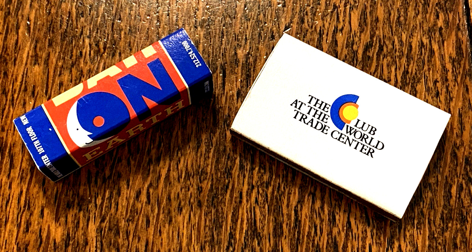 World Trade Center  The Greatest Bar On Earth,  & The WTC Club Matchbook Combo