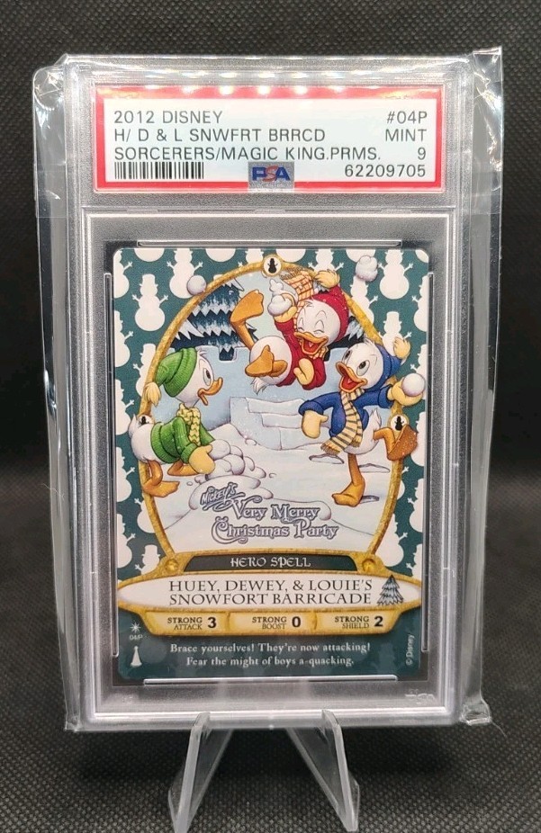 2012 Disney SOTMK Christmas Huey, Dewey & Louie's Snowfort Trading Card