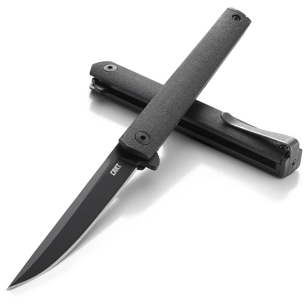CRKT CEO Blackout Flipper Pocket Folding Knife