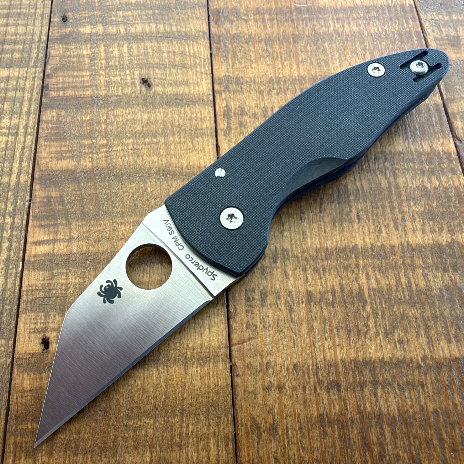 SPYDERCO MICROJIMBO SPRINT RUN FOLDING KNIFE CARBON FIBER CPM-S90V C264CFP NEW
