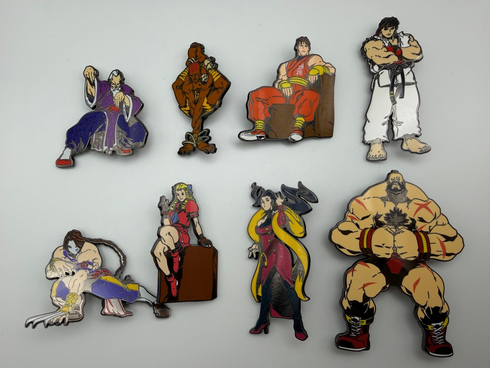 SDCC 2026 Udon Street Fighter World Jam Series 2 Luck Draw Pin Complete Set of 8