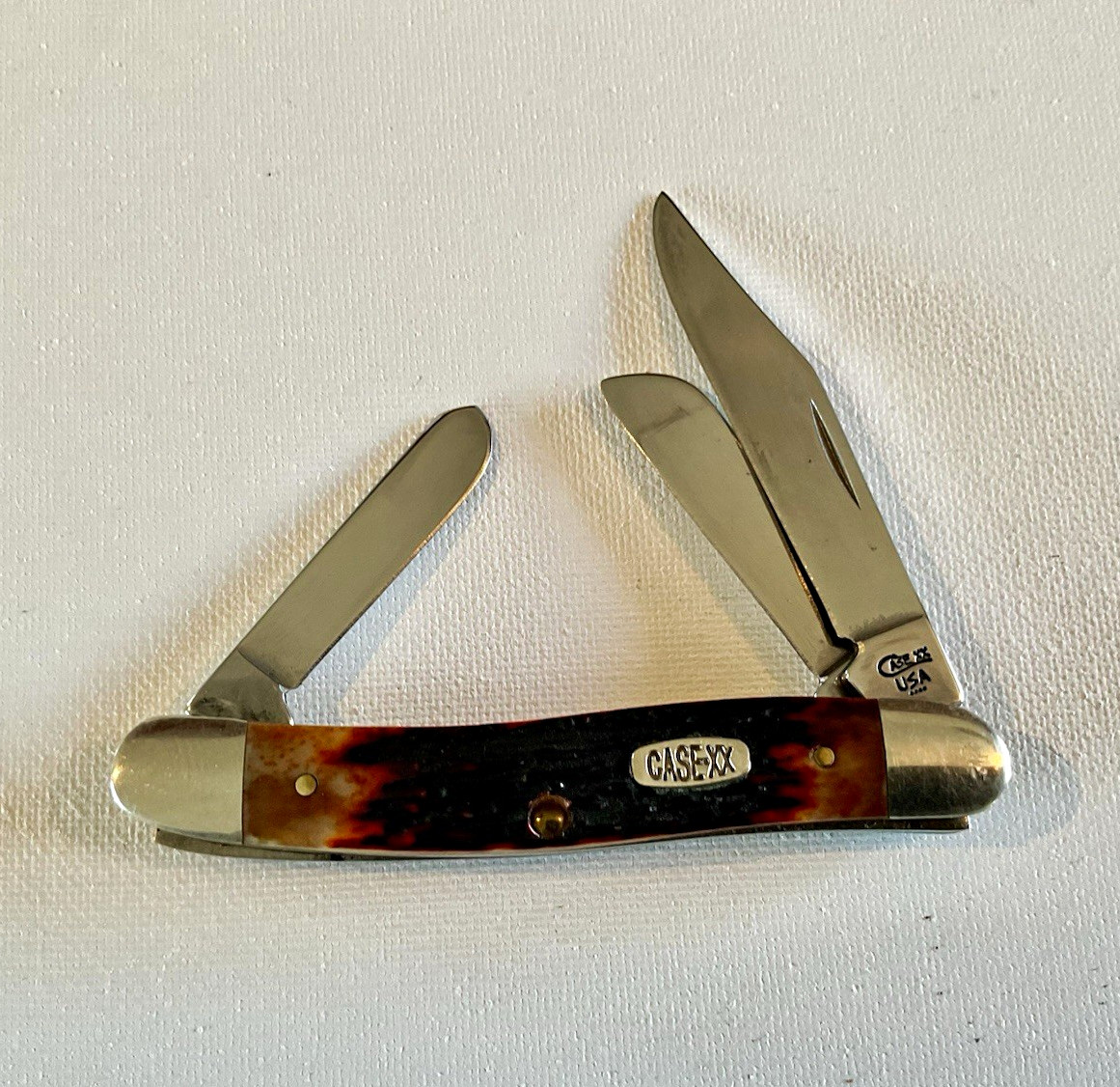 1996 Case XX R5318 Red Stag Stockman Knife 