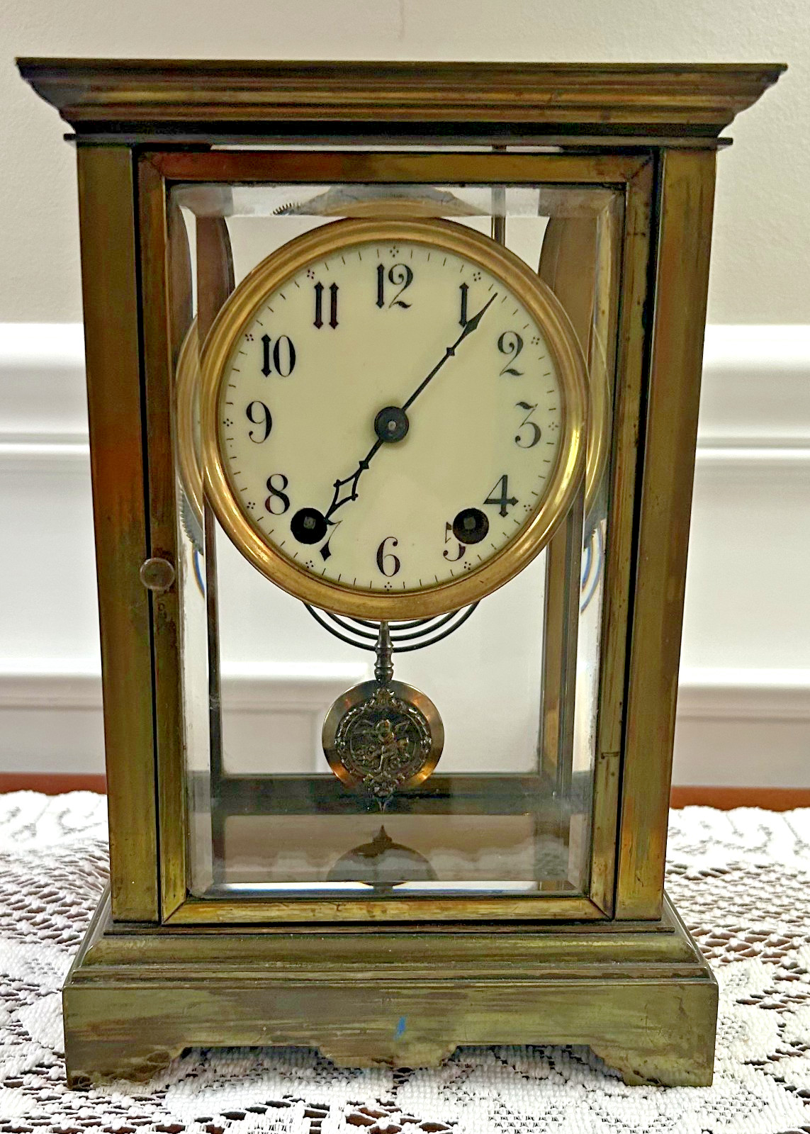 Antique Seth Thomas Crystal Regulator - R Kaiser Movement