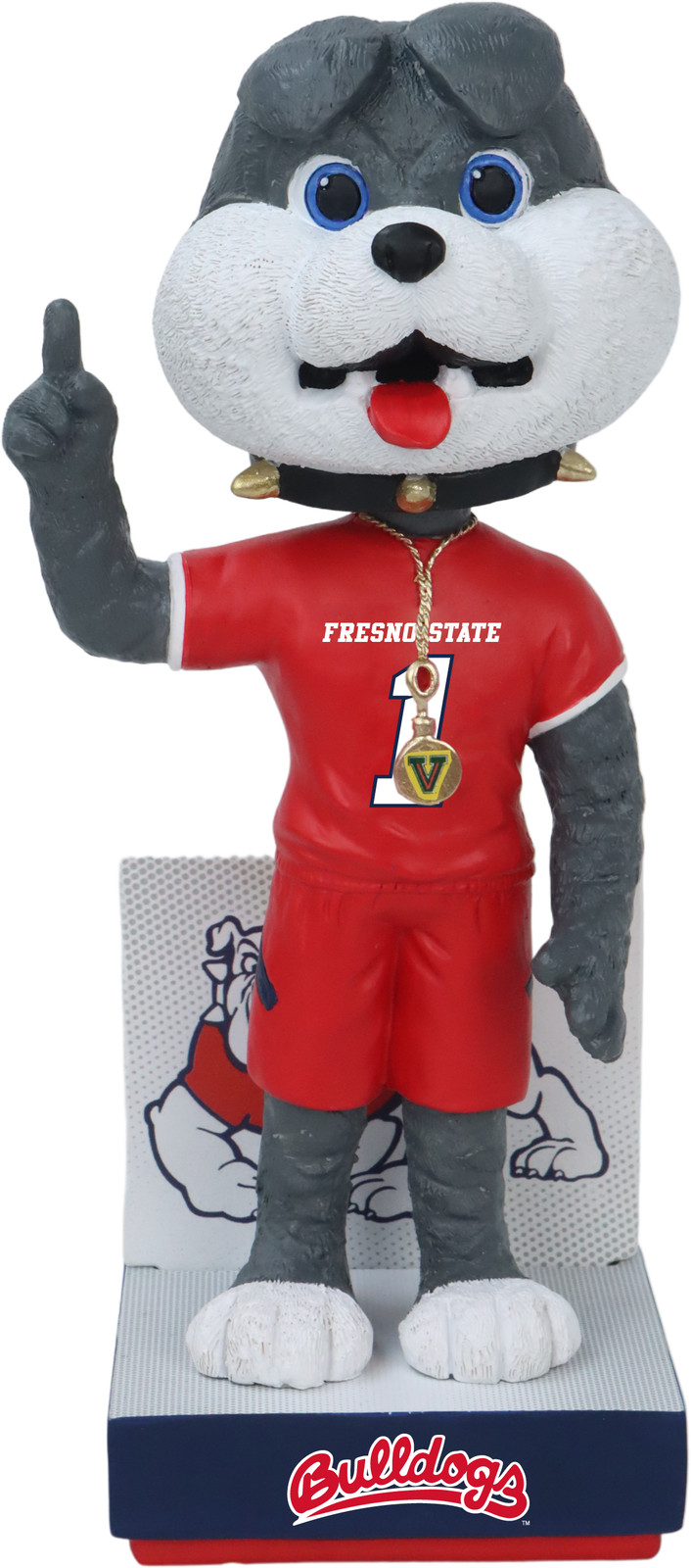 TimeOut Fresno State Bulldogs Mascot Bobblehead NCAA College