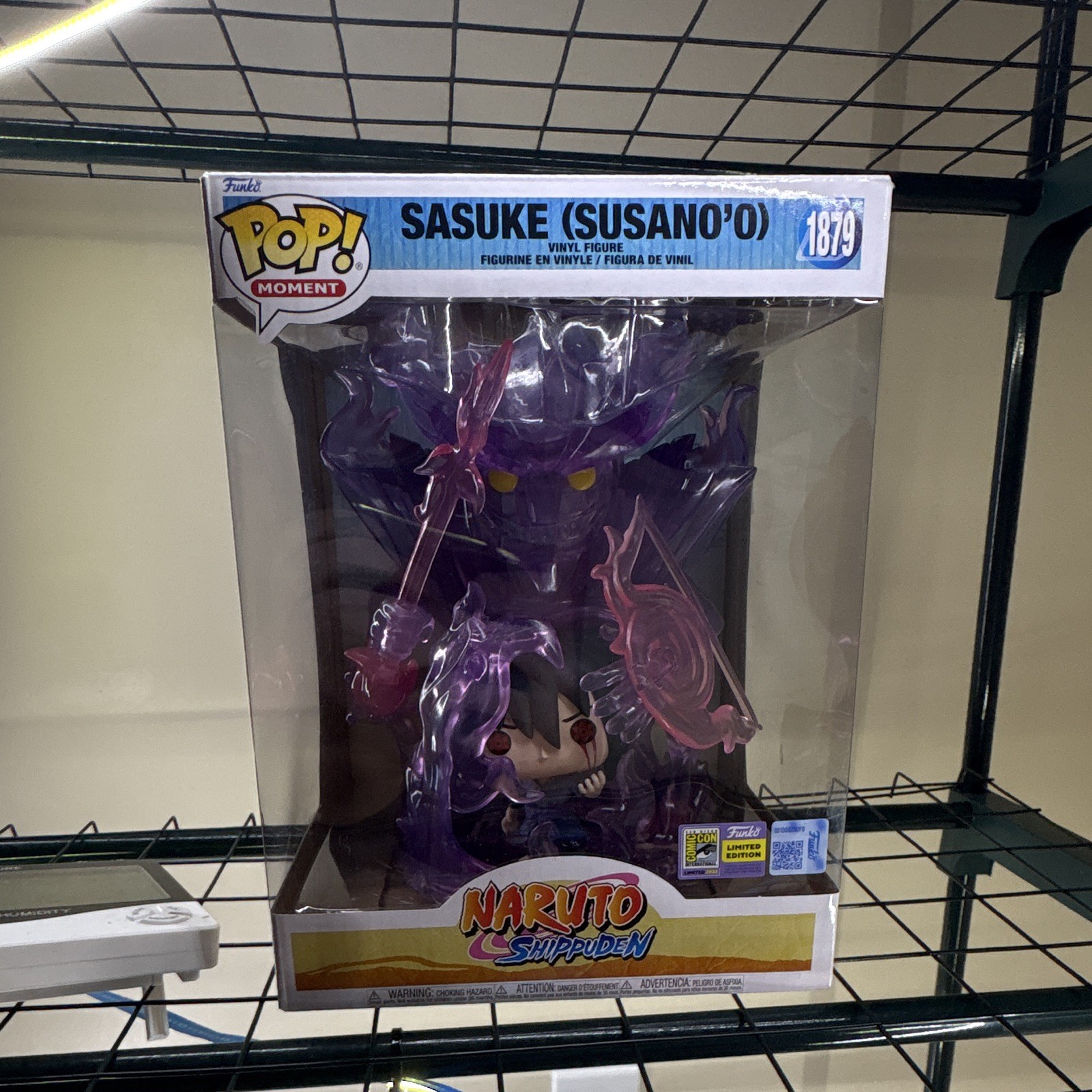 Sasuke (Susano'o) #1879 Funko Pop SDCC With Comic Con Sticker