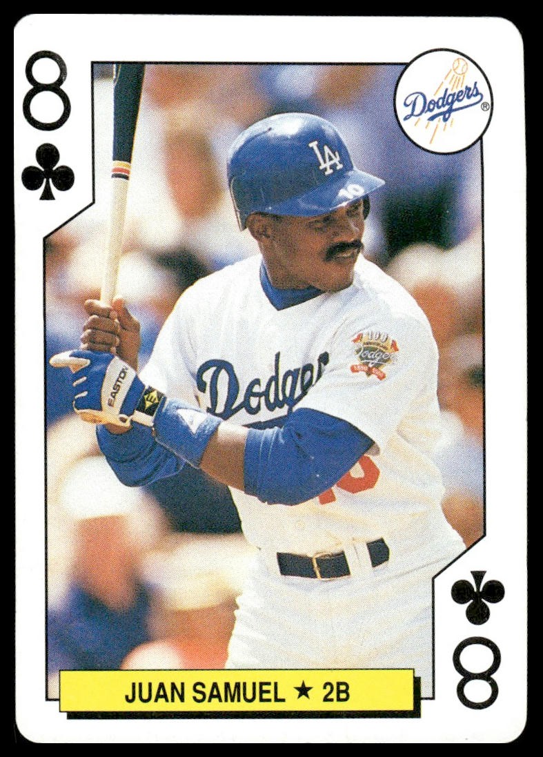 1991 U.S. Playing Card Co. All-Stars Playing Cards #8 Juan Samuel