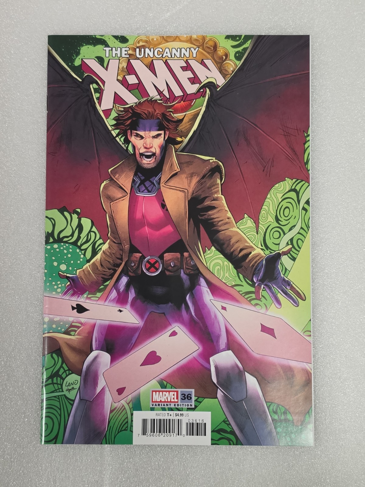 The Uncanny X-Men #36 1:25 Greg Land Incentive Variant Cover 2026 Comic