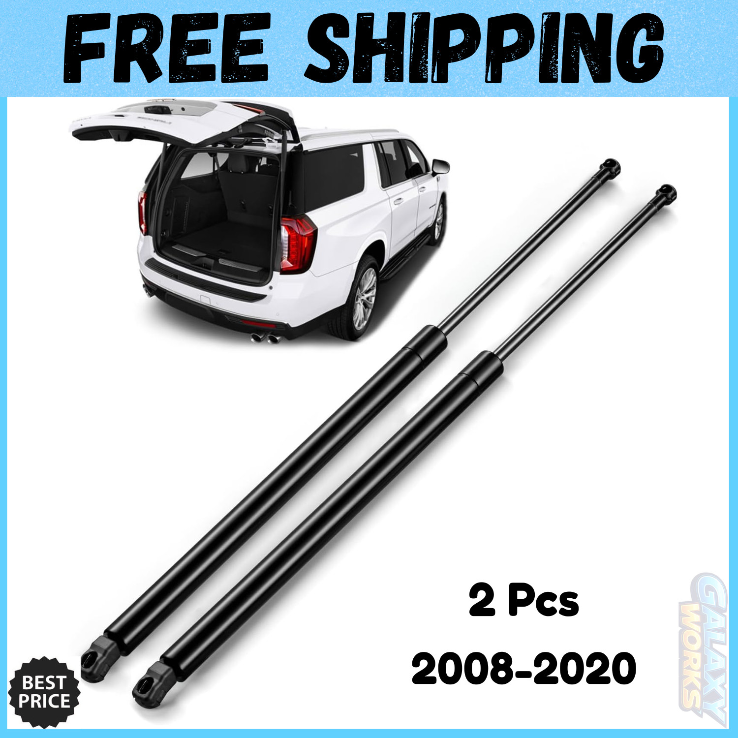 Liftgate Rear Hatch Struts for Dodge Grand Caravan 2008-2020 Back Door Shocks