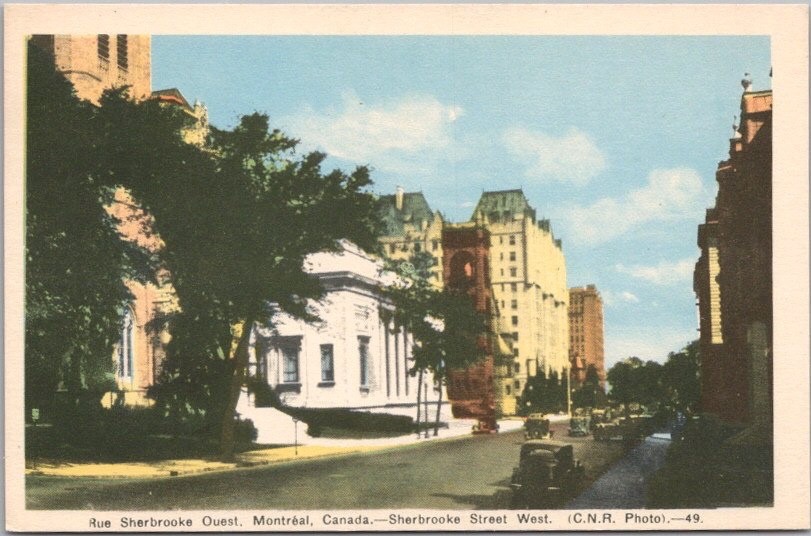 c1940s MONTREAL, Quebec Canada Postcard \