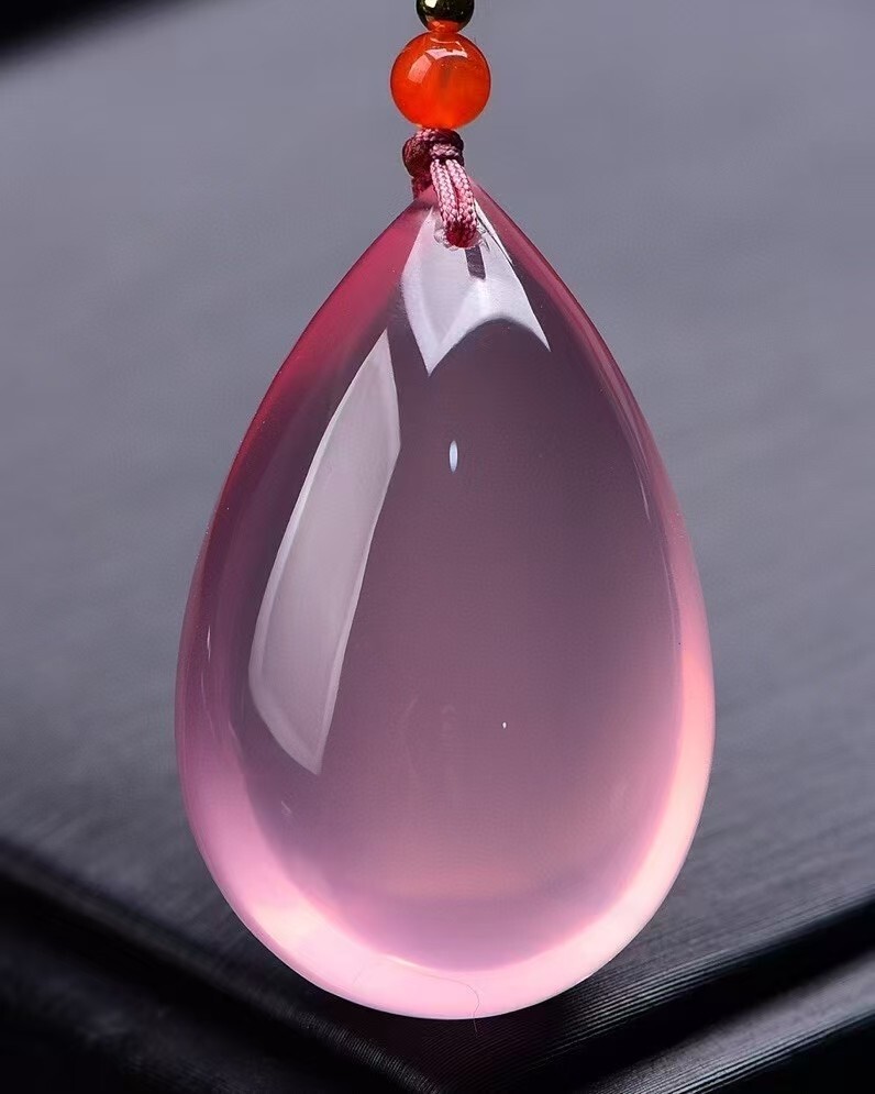 Natural Mozambique Star Rose Quartz   Pendant