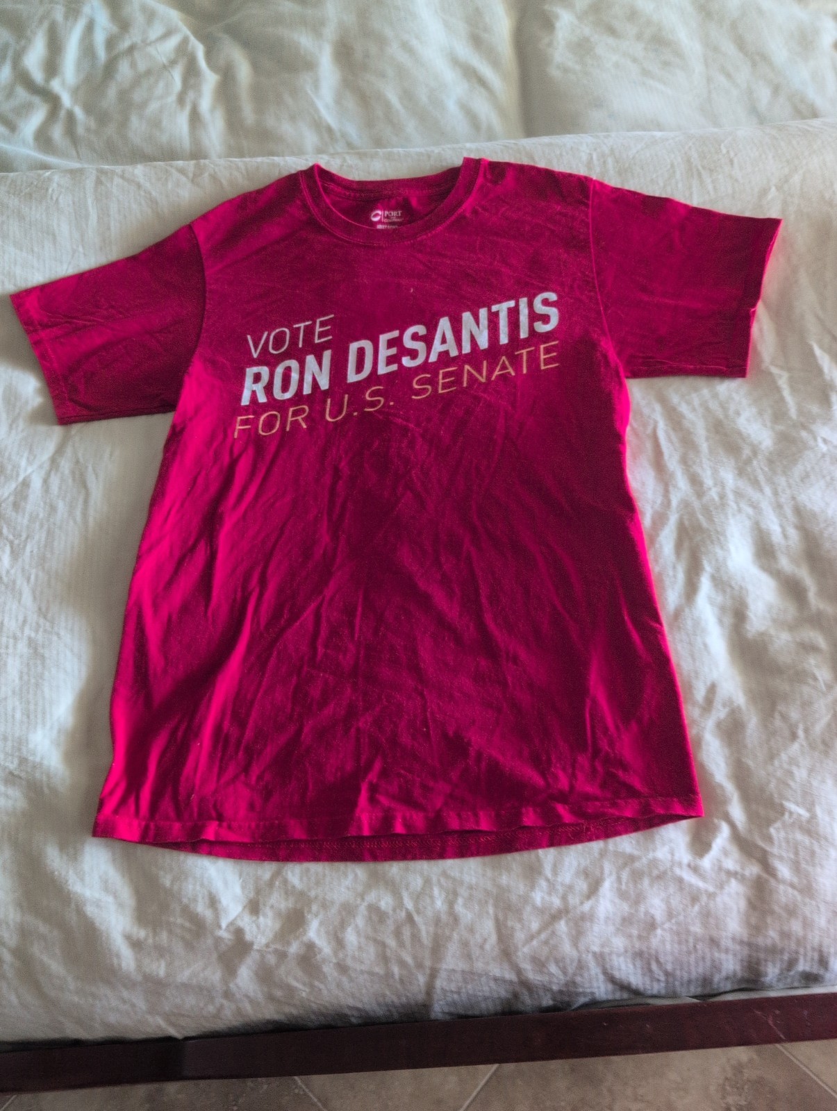 Rare T-Shirt Small freedom works for America  Ron Desantis Us Senate 9/12/2015