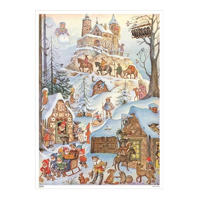 Korsch Verlag 11749 15.35 x 11 x 0.1 in. Advent Fairytale Hill