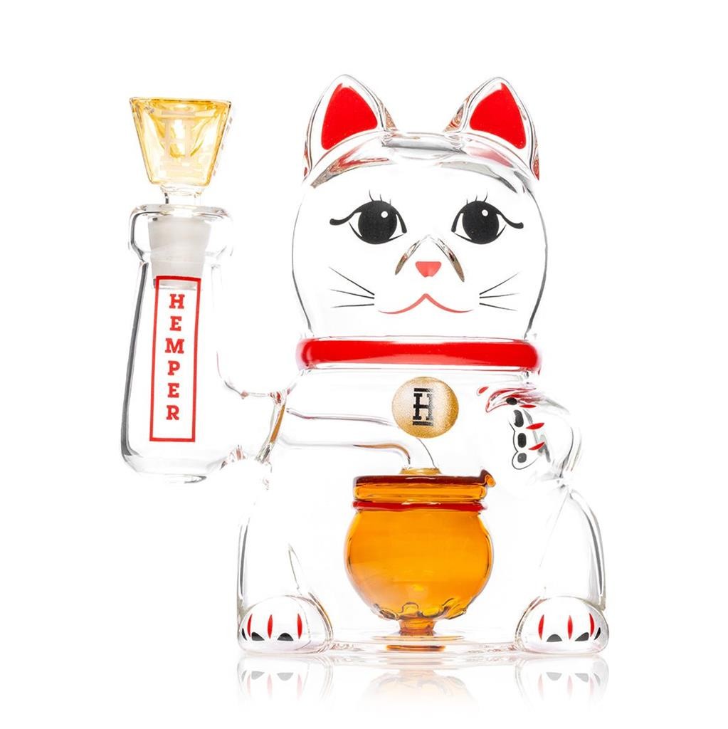 Hemper XL Lucky Money Cat Bong Water Pipe 7\