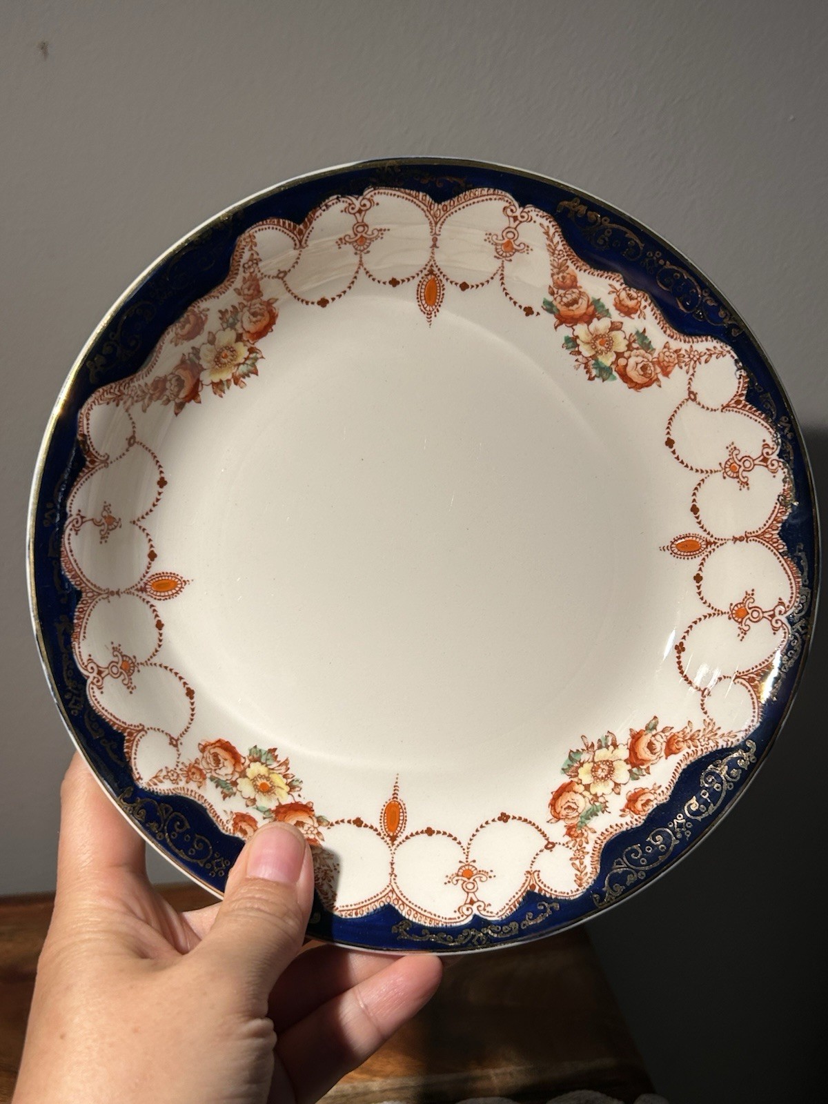 1920s Myott & Sons Rosemary Soup Plates England 7.75”x1.5” Set Of 6