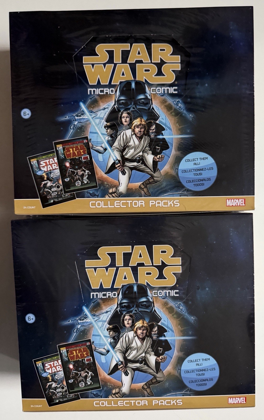 2015 MARVEL Star Wars MICRO COMIC BOOK UNOPENED COLLECTOR PACKS 2 SEALED BOXES
